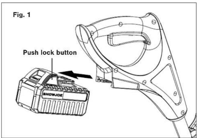 Snow Joe 24V-SS11-ULT - Charging the Battery - 1