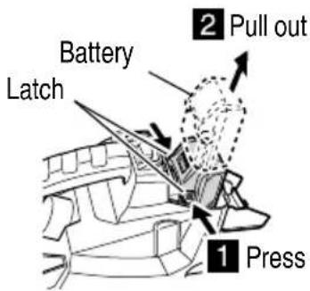 METABO RP 18DA - REMOVAL AND INSTALLATION METHOD OF BATTERY - 2