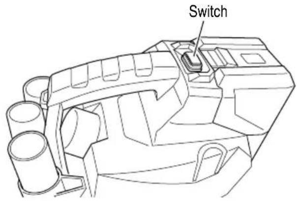 METABO RP 18DA - Switching on/off - 1