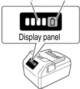 METABO RP 18DA - Remaining battery indicator - 1