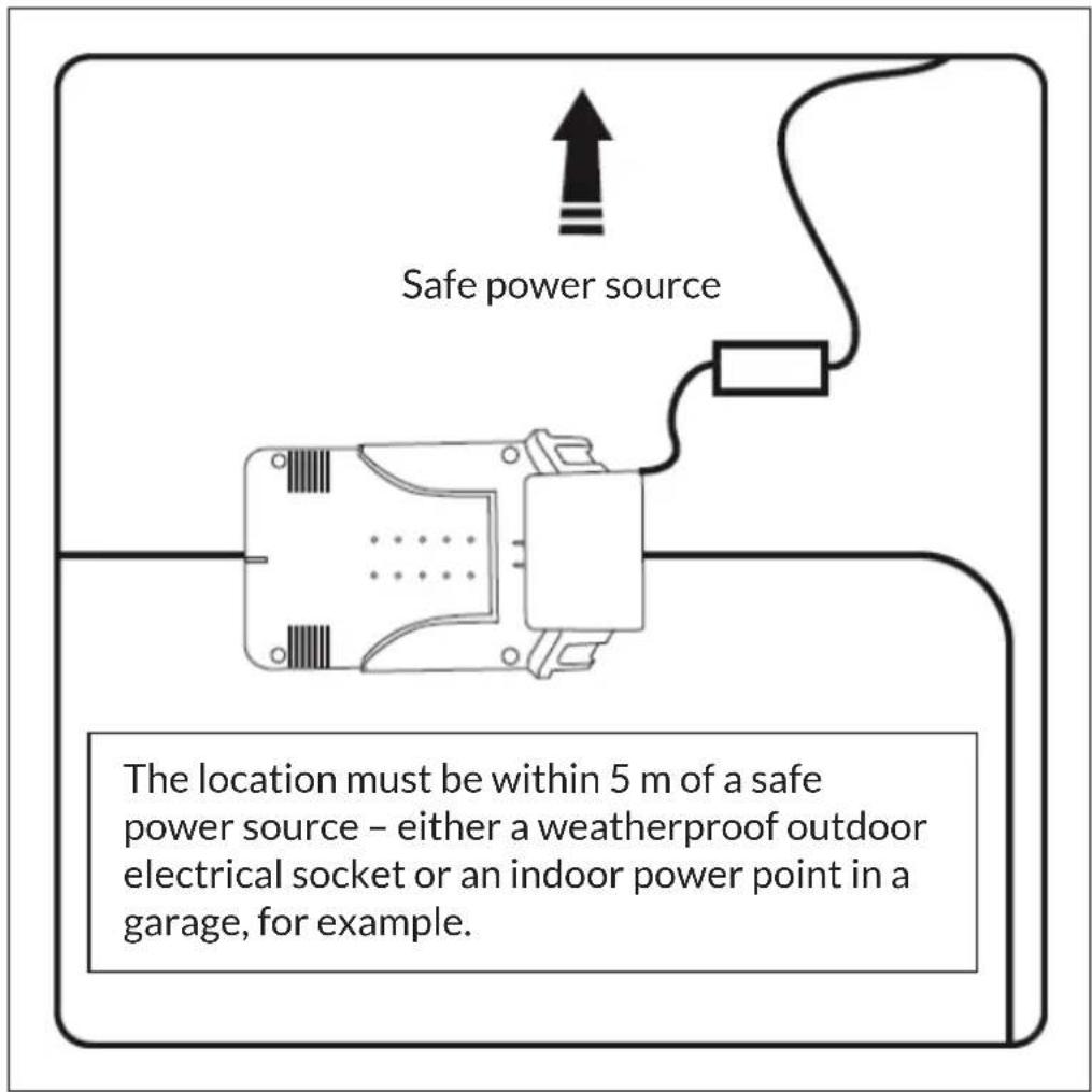Blumfeldt Garden Hero - Installing the charging station - 2