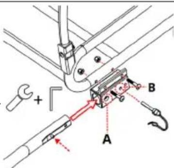 Klarfit Goldie S - Installing the tow bar - 1