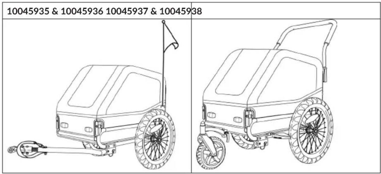 Klarfit Goldie S - Installation du kit de poussette (10045937 et 10045938) - 2