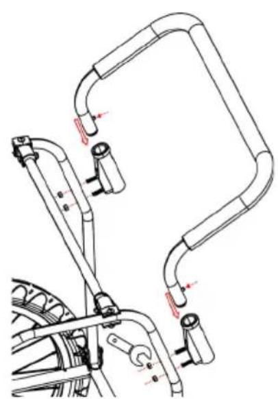 Klarfit Goldie S - Installation du kit de poussette (10045937 et 10045938) - 1