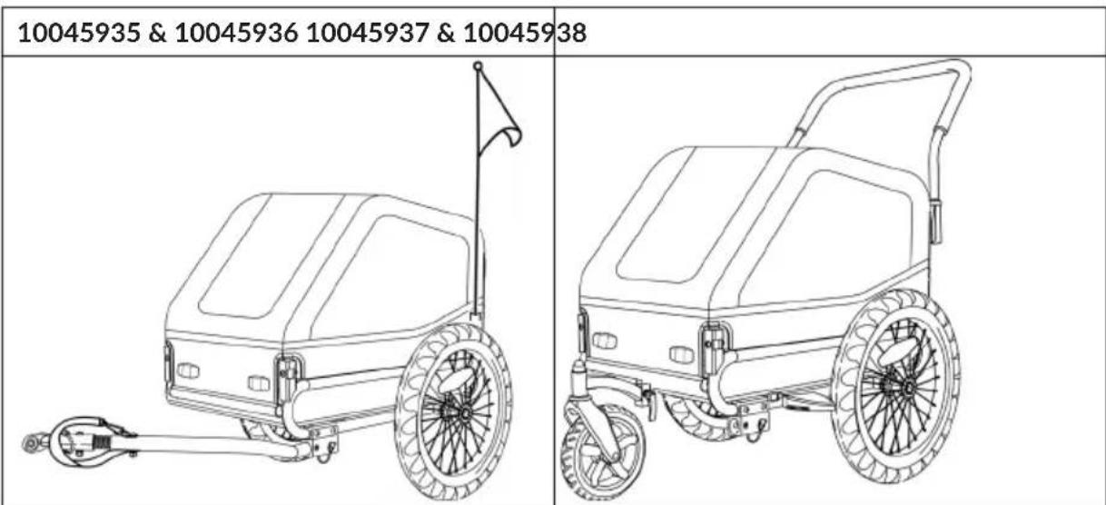 Klarfit Goldie S - Assembled Trailer - 1