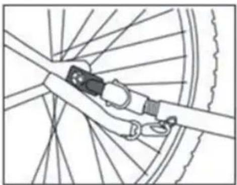 Duramaxx King Rex - Schritt 4: Ans Fahrrad koppeln - 1