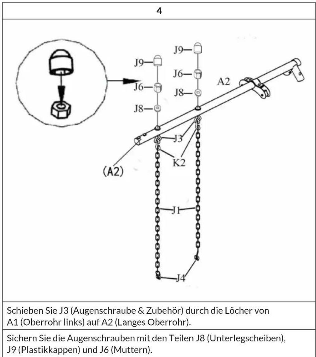 Klarfit Olav - So bauen Sie die Schaukel zusammen - 6