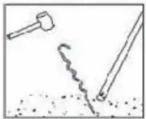Klarfit Olav - Corkscrew Anchors - 1