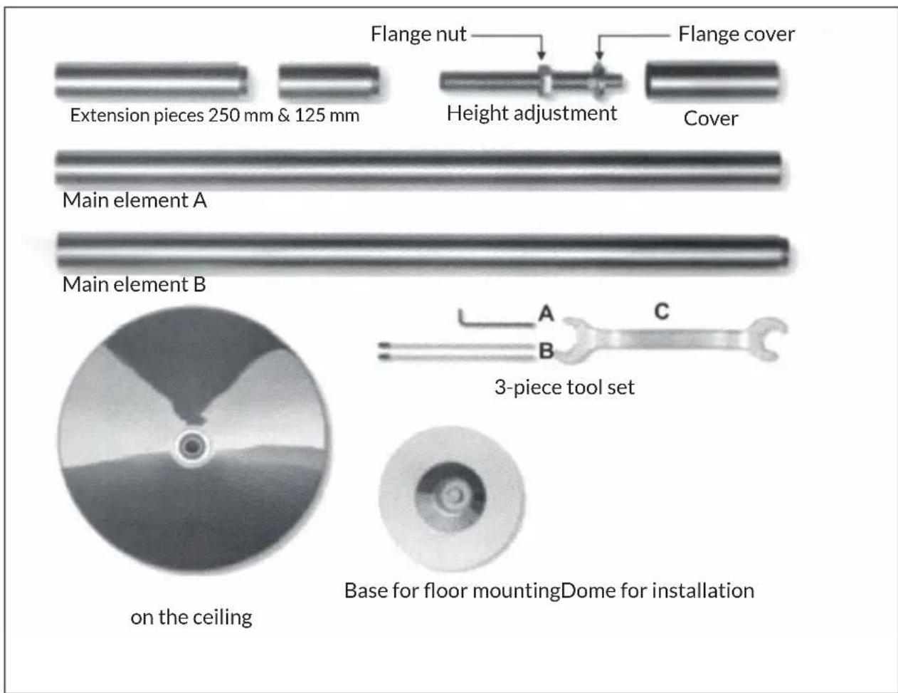 Klarfit Luxor - INDIVIDUAL PARTS - 1