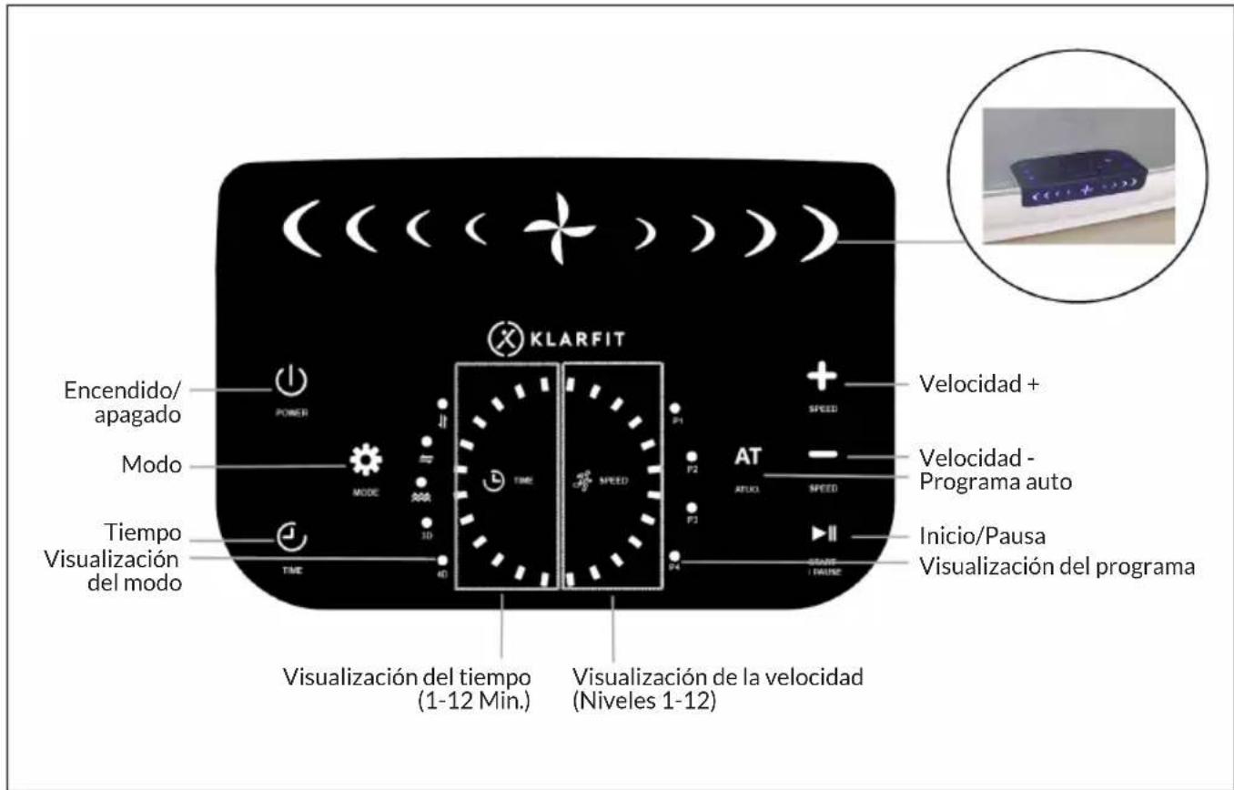 Klarfit Vibe 4DX Pro - PANEL DE CONTROL Y MANDO A DISTANCIA - 1