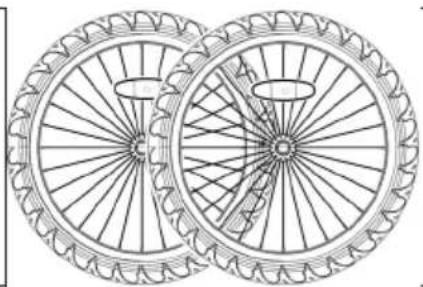 Klarfit Goldie Small Hybrid - PARTS IN PACKAGE 10045935, 10045936 - 2