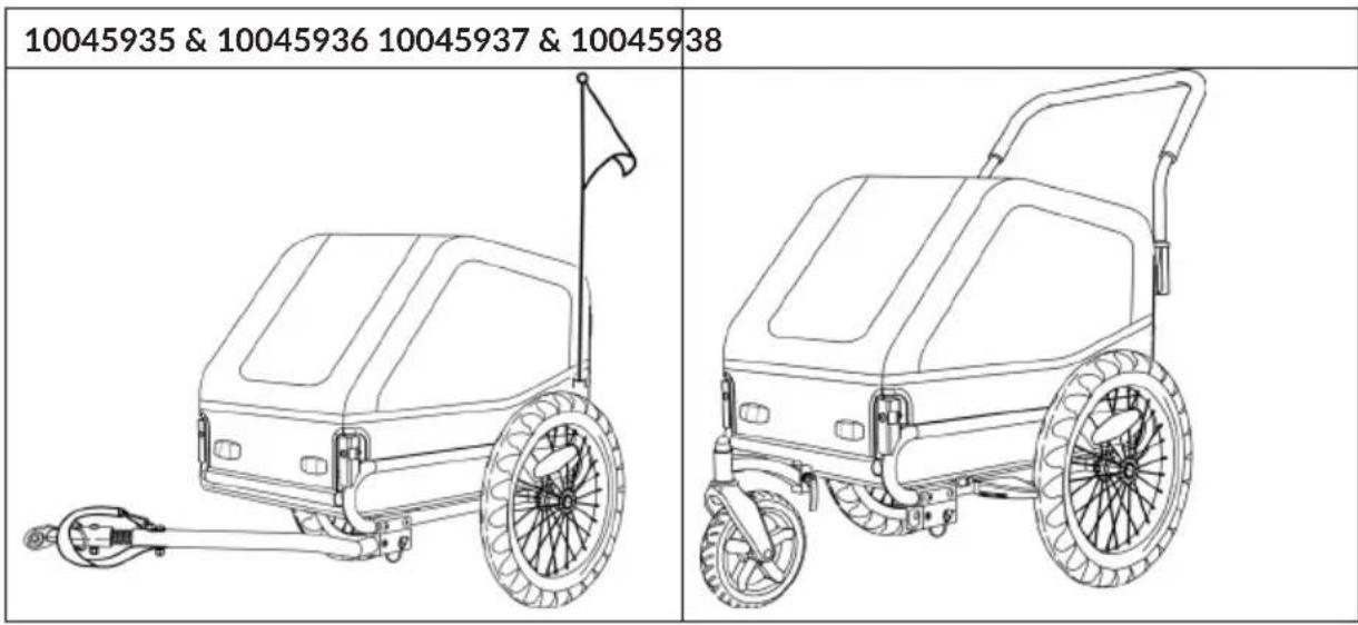 Klarfit Goldie Small Hybrid - Installazione del kit per il passeggino (10045937 & 10045938) - 3