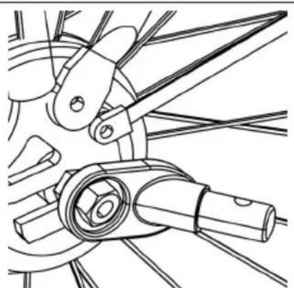 Klarfit Goldie Small Hybrid - Nutted Axle - 1