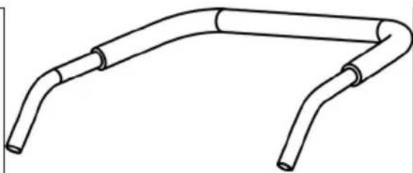 Klarfit Goldie Small Hybrid - PARTS IN PACKAGE 10045937, 10045938 - 18