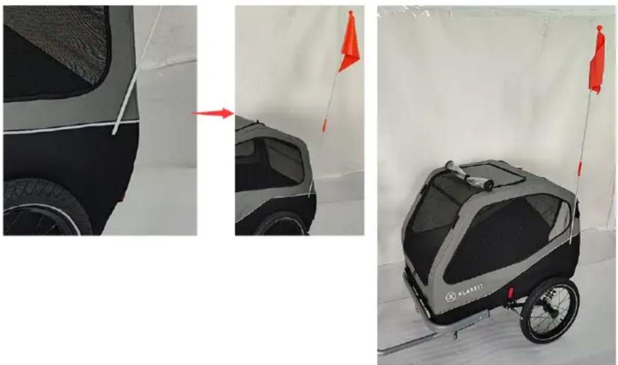 Klarfit Goldie Jogger - Installare la bandierina di sicurezza - 1
