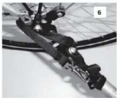 Klarfit Goldie Jogger - ATTELAGE DE LA REMORQUE AU VÉLO - 5