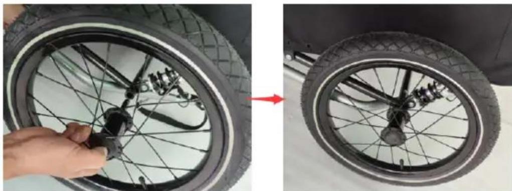 Klarfit Goldie Jogger - Wheels assembly - 1