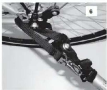 Klarfit Goldie Jogger - ACOPLAR EL REMOLQUE A LA BICICLETA - 5