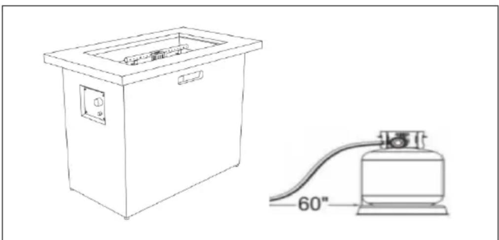 Blumfeldt Anafi - Notes on connecting the gas bottle to the appliance - 1