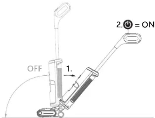Vileda PureClean S5 Plus - Accensione - 1
