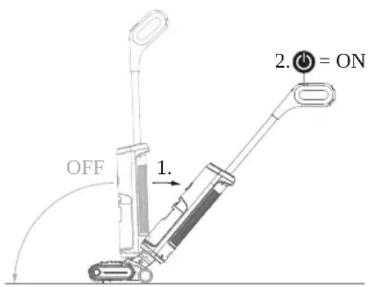 Vileda PureClean S5 Plus - Włączanie - 1