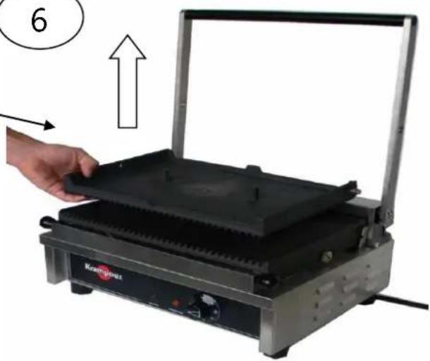 KRAMPOUZ GECID3AO - Demontage der Platten (Fortsetzung) - 2