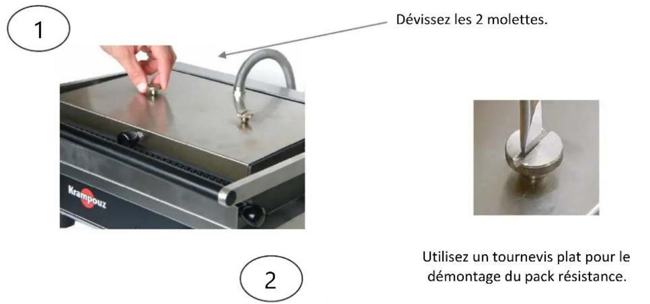 KRAMPOUZ GECID3AO - Démontage des plaques - 1