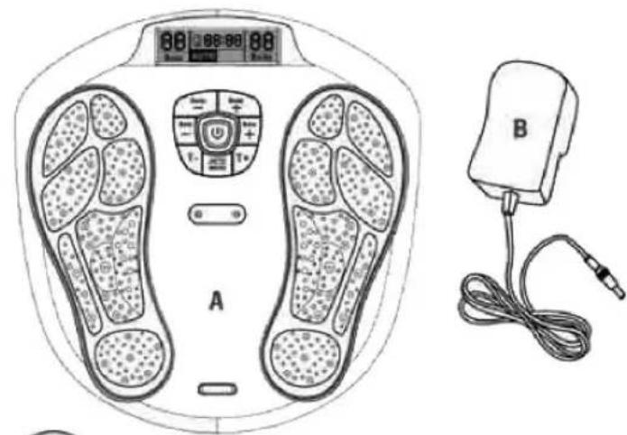 HOMEDICS CB-200-GB - ΕΠΙΣΚΟΠΗΣΗ ΤΟΥ ΜΗΧΑΝΗΜΑΤΟΣ ΚΑΙ ΟΝΟΜΑΤΑ ΤΩΝ ΕΞΑΡΤΗΜΑΤΩΝ - 1