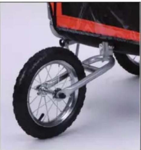 Klarfit Husky Vario - NSTALLARE LA RUOTA ANTERIORE E L'IMPUGNATURA - 1