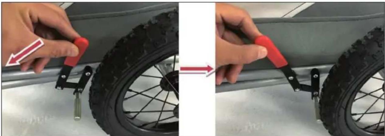 Klarfit Husky Vario - To use the brake - 1