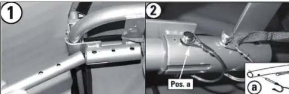 Klarfit Husky Vario - Attaching the trailer hitch - 1
