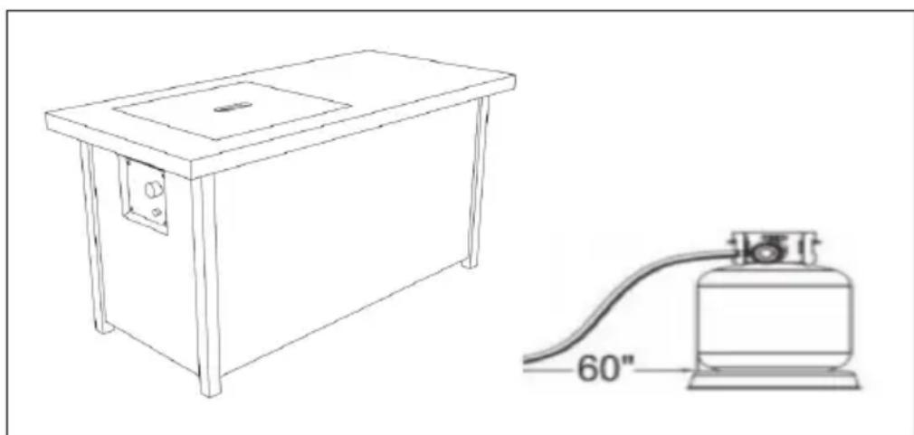Blumfeldt Corinth - Notes on connecting the gas bottle to the appliance - 1