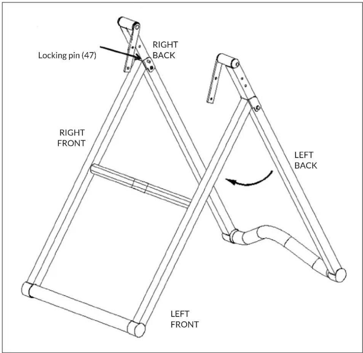 Klarfit Ease Delux - Step 1: Unfold the frame - 1
