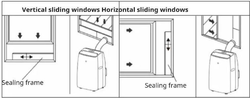 Klarstein AireLux - Fixing the sealing frame for sliding windows - 1
