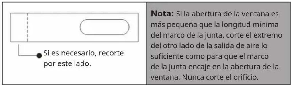 Klarstein AireLux - Fijación del marco de sellado para ventanas correderas - 2