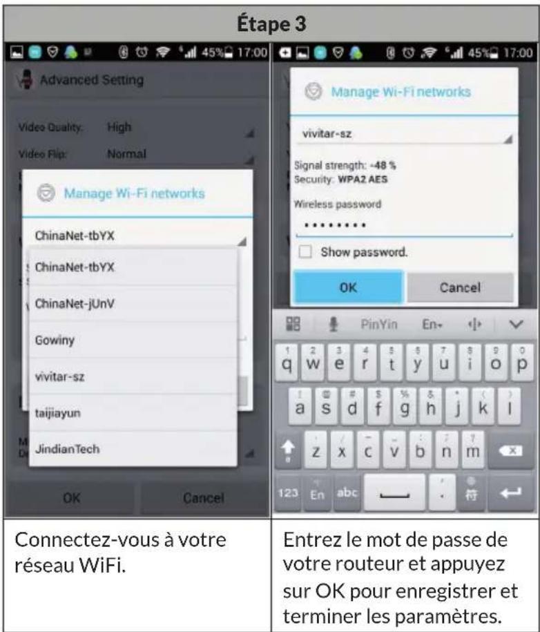 Duramaxx Eyeview IP - CONFIGURATION DE L'APPLICATION ANDROID - 5