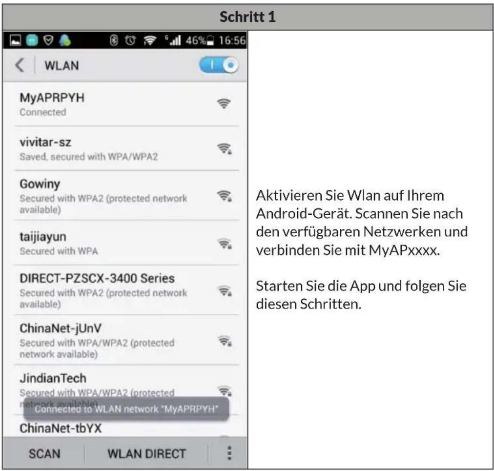 Duramaxx Eyeview IP - EINRICHTUNG DER ANDROID-APP - 1