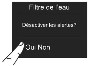 BERTAZZONI FRZ755UBLPTT - 5a) Désactivation Filtre de l'eau - 8