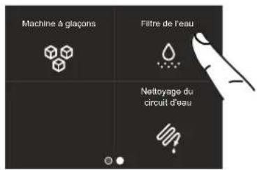 BERTAZZONI FRZ755UBLPTT - 6) Nettoyage manuel, Filtre de l'eau - 3