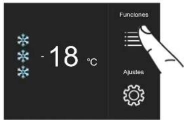 BERTAZZONI FRZ755UBLPTT - 4a) Establecer el tamaño del cubito de hielo - Super hielo - 1