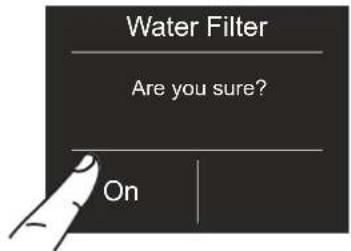 BERTAZZONI FRZ755UBLPTT - 5a) Inaktivering av vattenfilter - 5