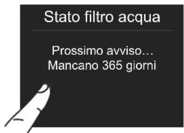 BERTAZZONI FRZ755UBLPTT - 5a) Disattivazione del promemoria di sostituzione del filtro dell'acqua - 9