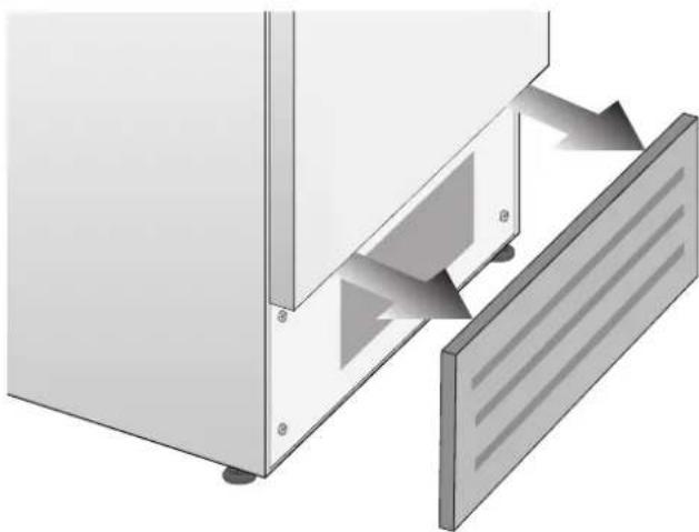 BERTAZZONI FRZ755UBLPTT - For cleaning the condenser follow the instructions: - 1