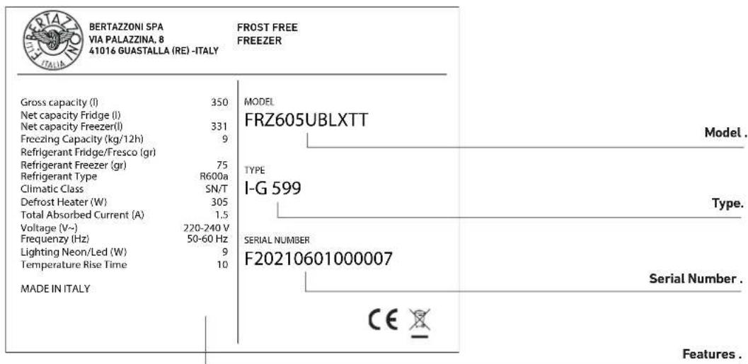 BERTAZZONI FRZ755UBLPTT - Know your appliance - 3