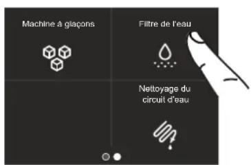 BERTAZZONI FRZ755UBLPTT - 5a) Désactivation Filtre de l'eau - 3