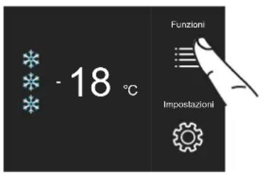 BERTAZZONI FRZ755UBLPTT - 5a) Disattivazione del promemoria di sostituzione del filtro dell'acqua - 1