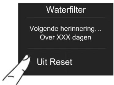 BERTAZZONI FRZ755UBLPTT - 5a) Deactivering Waterfilter - 6