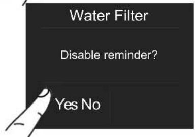 BERTAZZONI FRZ755UBLPTT - 5a) Water Filter Deactivation - 8