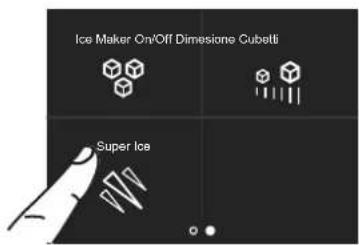 BERTAZZONI FRZ755UBLPTT - 4a) Impostazione della dimensione dei cubetti - Super Ice - 5