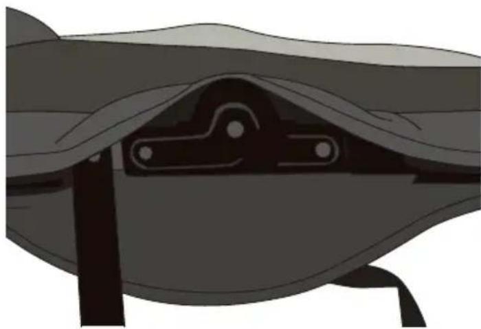 Deryan Bike Trailer Bassinet - FOLDING MECHANISM - 2